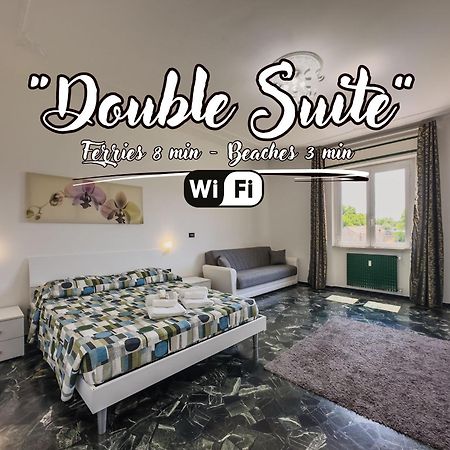 Double Suite - Ferries 7 Min - Beaches 3 Min Куилиано Экстерьер фото