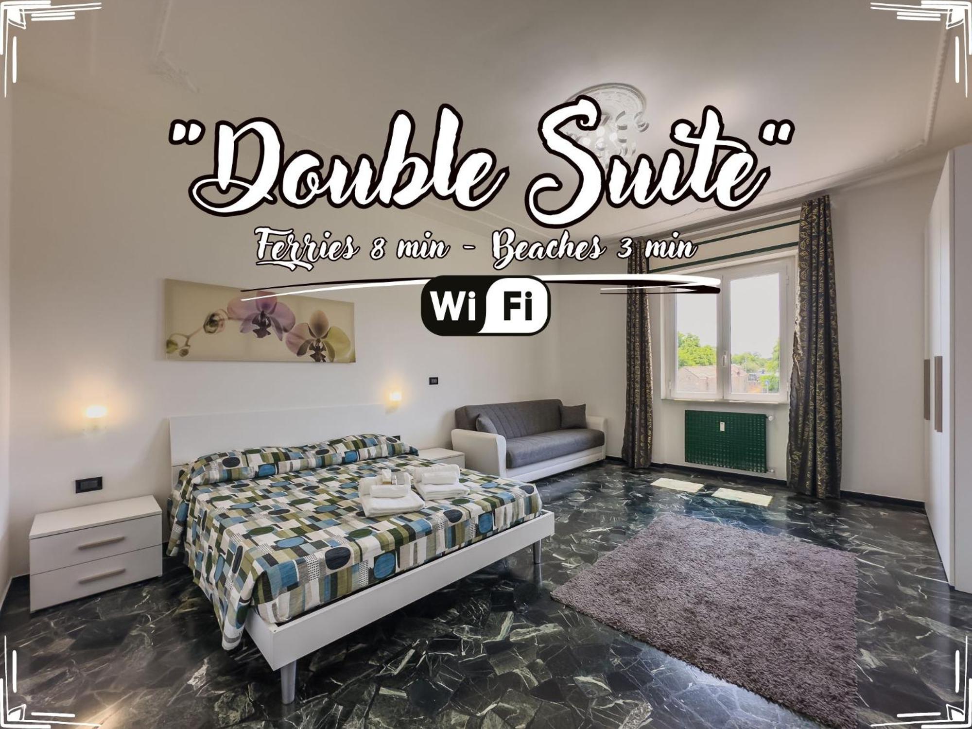 Double Suite - Ferries 7 Min - Beaches 3 Min Куилиано Экстерьер фото